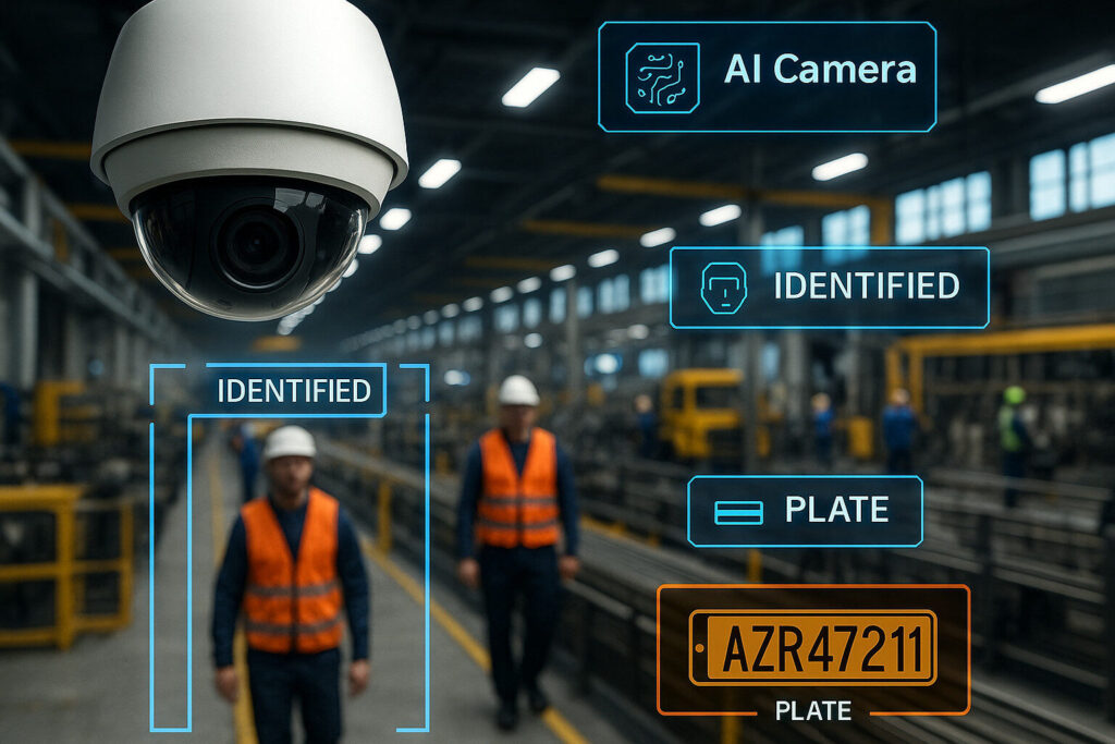AI camera in production plant